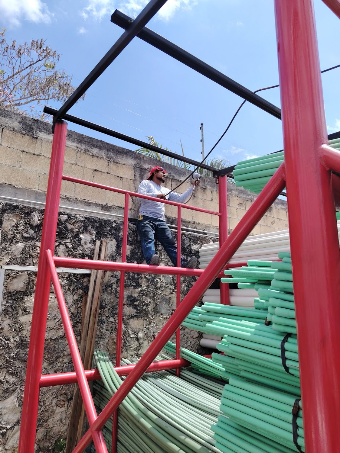 Herrería para bodega Sicasa — Grupo Jassa