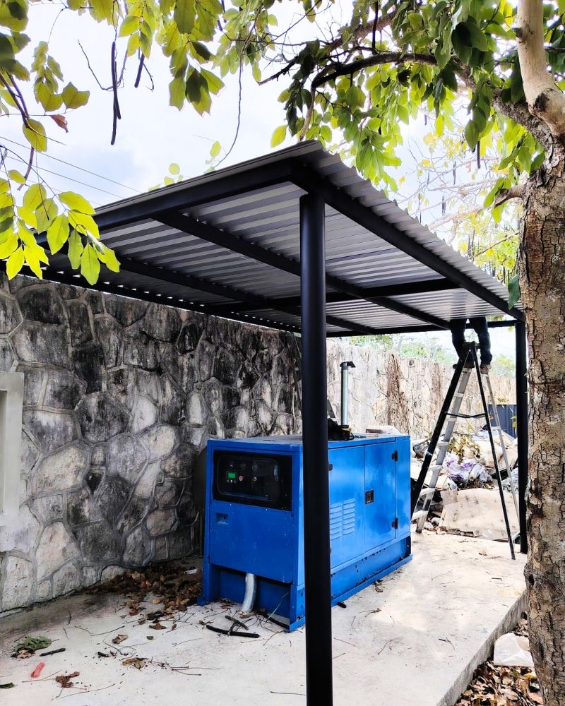 Pérgola metálica — Grupo Jassa
