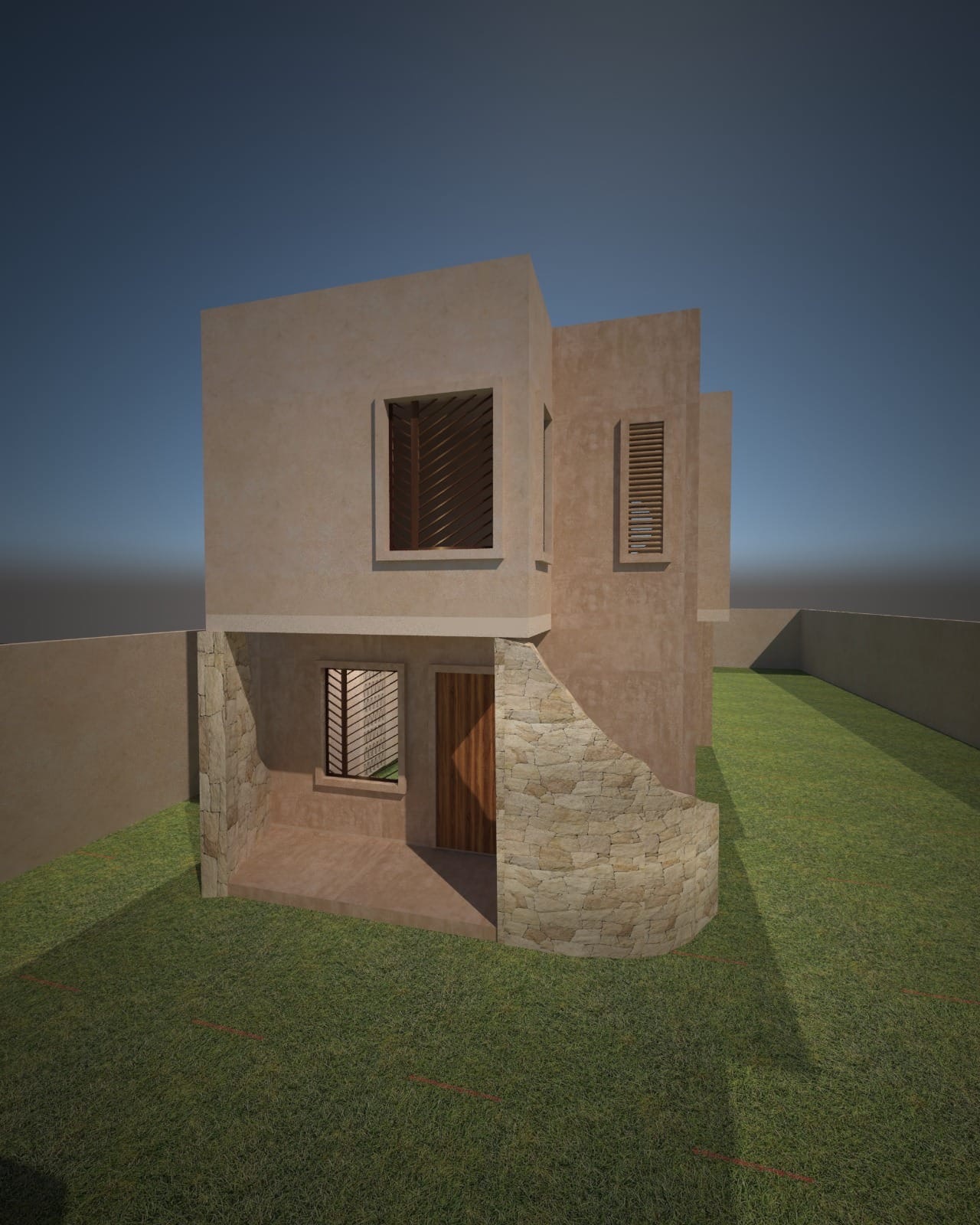Render de casa residencial — Grupo Jassa